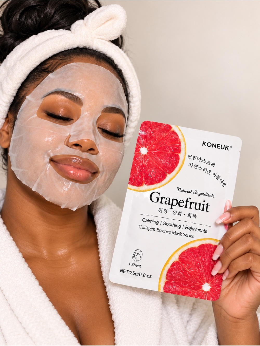 Grapefruit Hydrating Collagen Essence Sheet Mask